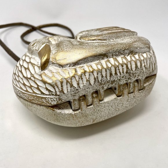 Vintage Timmy Woods Handmade Crossbody Swan Purse Beverly Hills Collection - Picture 9 of 14